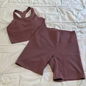 MAUVE WORKOUT SET